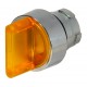 BK25 - 2 position yellow selector actuator. On-on. (1pc)